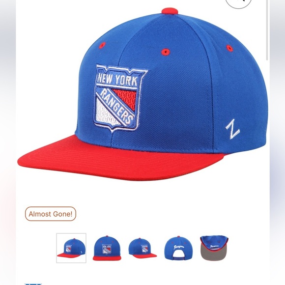 Men’s New York Rangers Zephyr Adjustable Hat - Picture 1 of 11